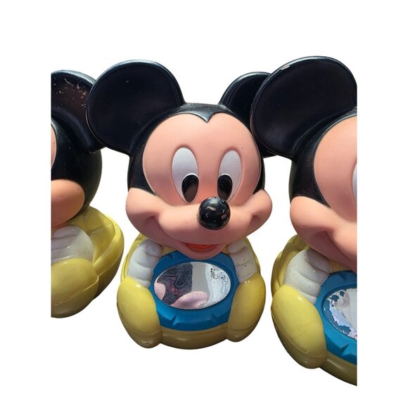 1984 Walt Disney Baby Mickey Mouse Roly-Poly Rattle Toys - Picture 5 of 10